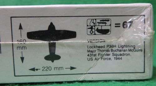 **AIRFIX**MODEL KIT**LOCKHEED P-38H LIGHTNING**1/72**SPECIAL EDITION**